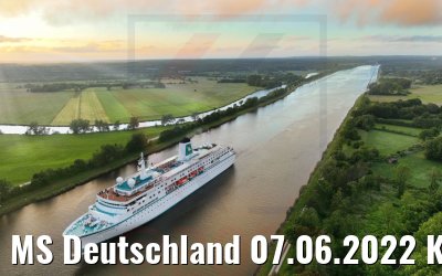 MS Deutschland 07.06.2022 Kiel Canal