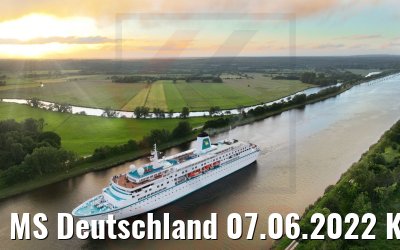 MS Deutschland 07.06.2022 Kiel Canal