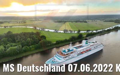 MS Deutschland 07.06.2022 Kiel Canal