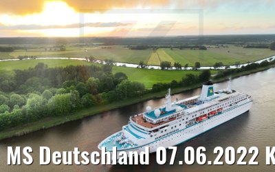MS Deutschland 07.06.2022 Kiel Canal