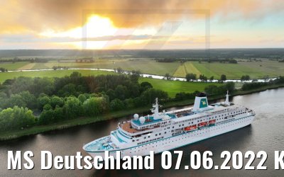 MS Deutschland 07.06.2022 Kiel Canal