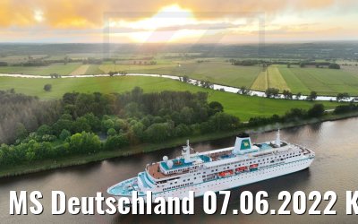 MS Deutschland 07.06.2022 Kiel Canal