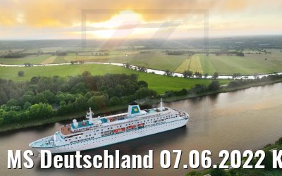 MS Deutschland 07.06.2022 Kiel Canal