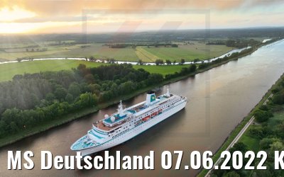 MS Deutschland 07.06.2022 Kiel Canal