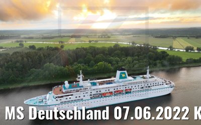 MS Deutschland 07.06.2022 Kiel Canal