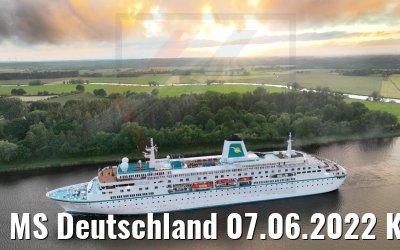 MS Deutschland 07.06.2022 Kiel Canal