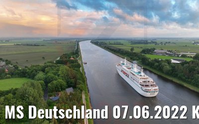 MS Deutschland 07.06.2022 Kiel Canal