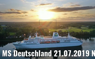 MS Deutschland 21.07.2019 Nord-Ostsee-Kanal