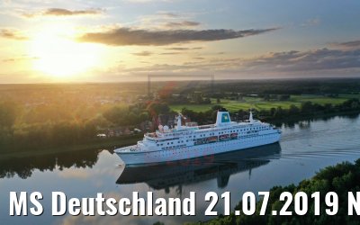 MS Deutschland 21.07.2019 Nord-Ostsee-Kanal