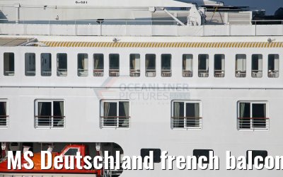 MS Deutschland french balconies 03.06.2016