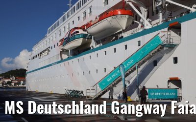 MS Deutschland Gangway Faial
