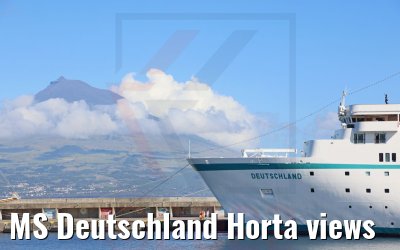 MS Deutschland Horta views