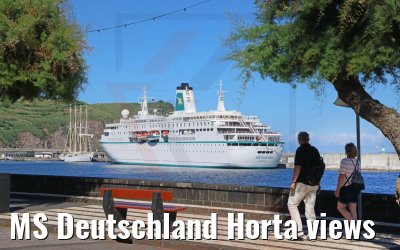 MS Deutschland Horta views