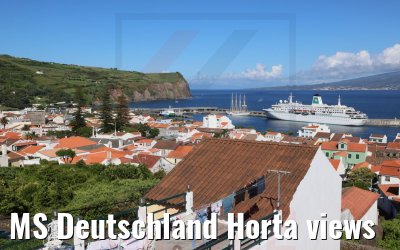 MS Deutschland Horta views