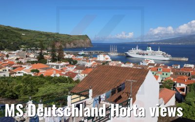 MS Deutschland Horta views