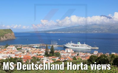 MS Deutschland Horta views