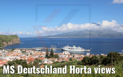 MS Deutschland Horta views