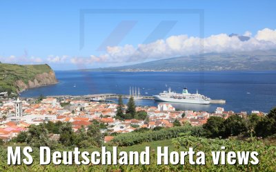 MS Deutschland Horta views