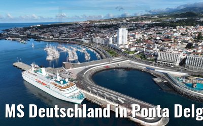 MS Deutschland in Ponta Delgada Azoren
