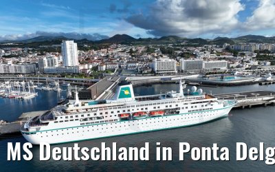MS Deutschland in Ponta Delgada Azoren