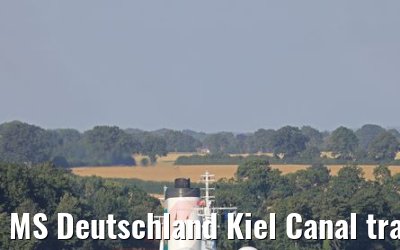 MS Deutschland Kiel Canal transit 07.07.2018