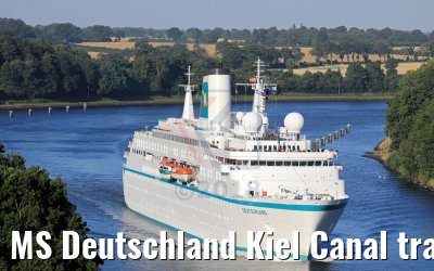 MS Deutschland Kiel Canal transit 07.07.2018