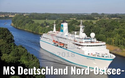 MS Deutschland Nord-Ostsee-Kanal 07.07.2018
