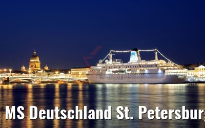 MS Deutschland St. Petersburg mit Isaakskathedrale 12.07.2018