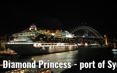 Diamond Princess - port of Sydney - December 13, 2012
