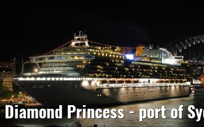 Diamond Princess - port of Sydney - December 13, 2012