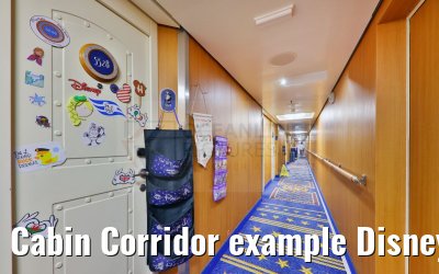 Cabin Corridor example Disney Dream