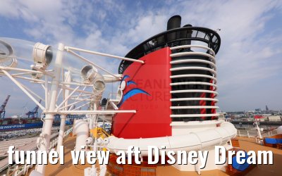 funnel view aft Disney Dream
