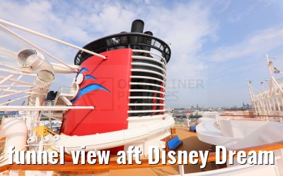 funnel view aft Disney Dream