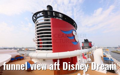 funnel view aft Disney Dream