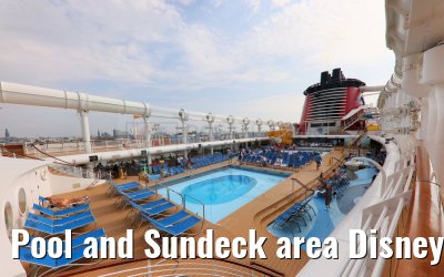 Pool and Sundeck area Disney Dream