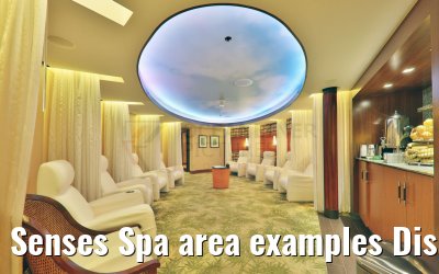 Senses Spa area examples Disney Dream