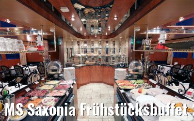 MS Saxonia Frühstücksbuffet 23.10.2016
