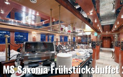 MS Saxonia Frühstücksbuffet 23.10.2016