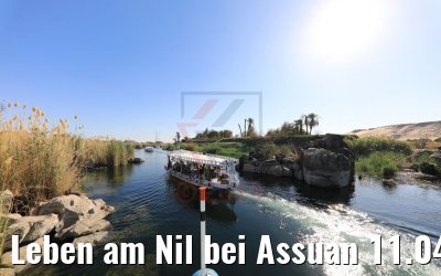 Leben am Nil bei Assuan 11.04.2019