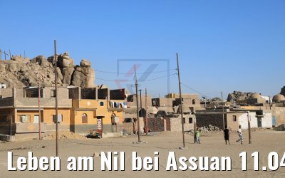Leben am Nil bei Assuan 11.04.2019