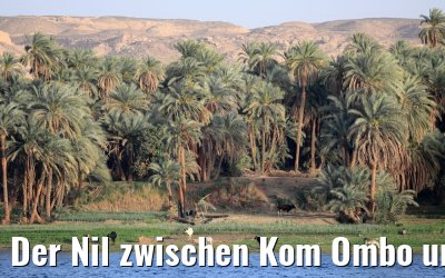 Der Nil zwischen Kom Ombo und Assuan
