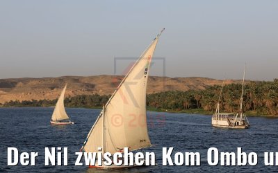Der Nil zwischen Kom Ombo und Assuan
