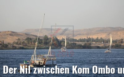 Der Nil zwischen Kom Ombo und Assuan