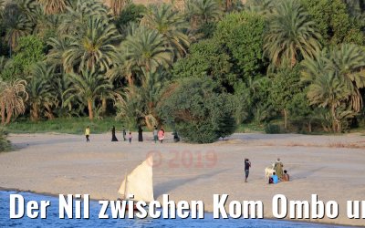 Der Nil zwischen Kom Ombo und Assuan