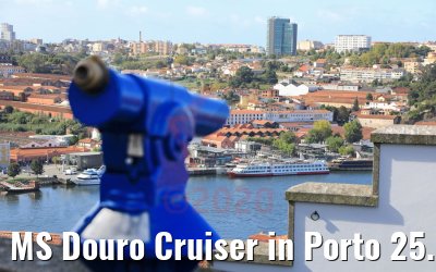 MS Douro Cruiser in Porto 25.09.2020