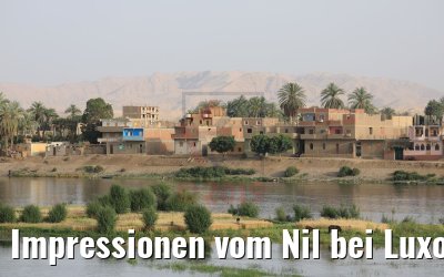Impressionen vom Nil bei Luxor 13.04.2019