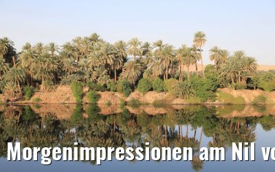 Morgenimpressionen am Nil von MS Royal Princess