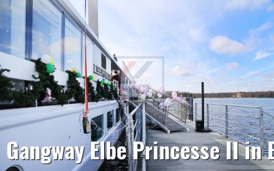 Gangway Elbe Princesse II in Berlin Tegel 03.04.2018