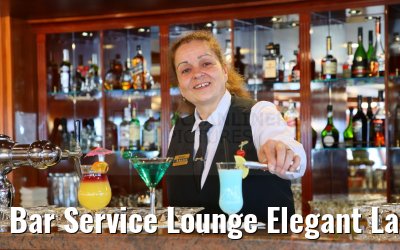 Bar Service Lounge Elegant Lady