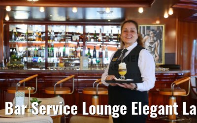 Bar Service Lounge Elegant Lady